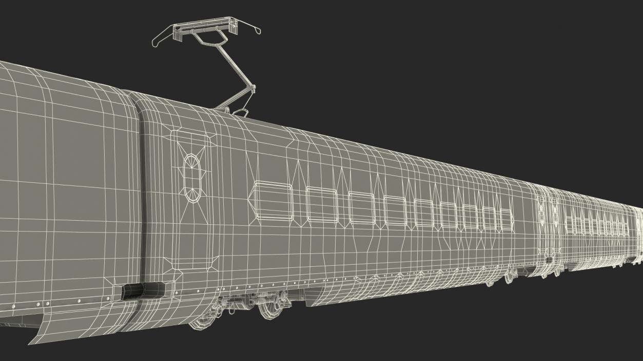 3D CR400 Fuxing Train model