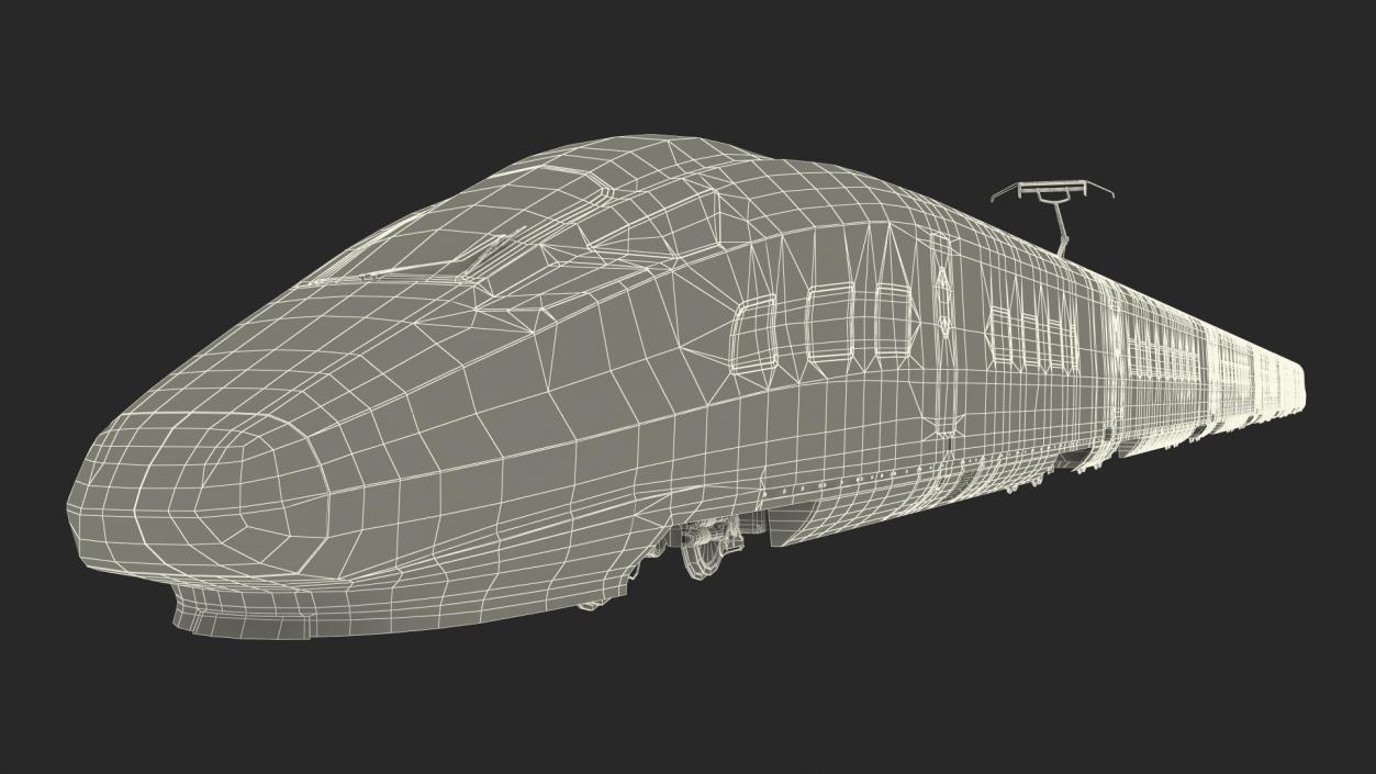 3D CR400 Fuxing Train model