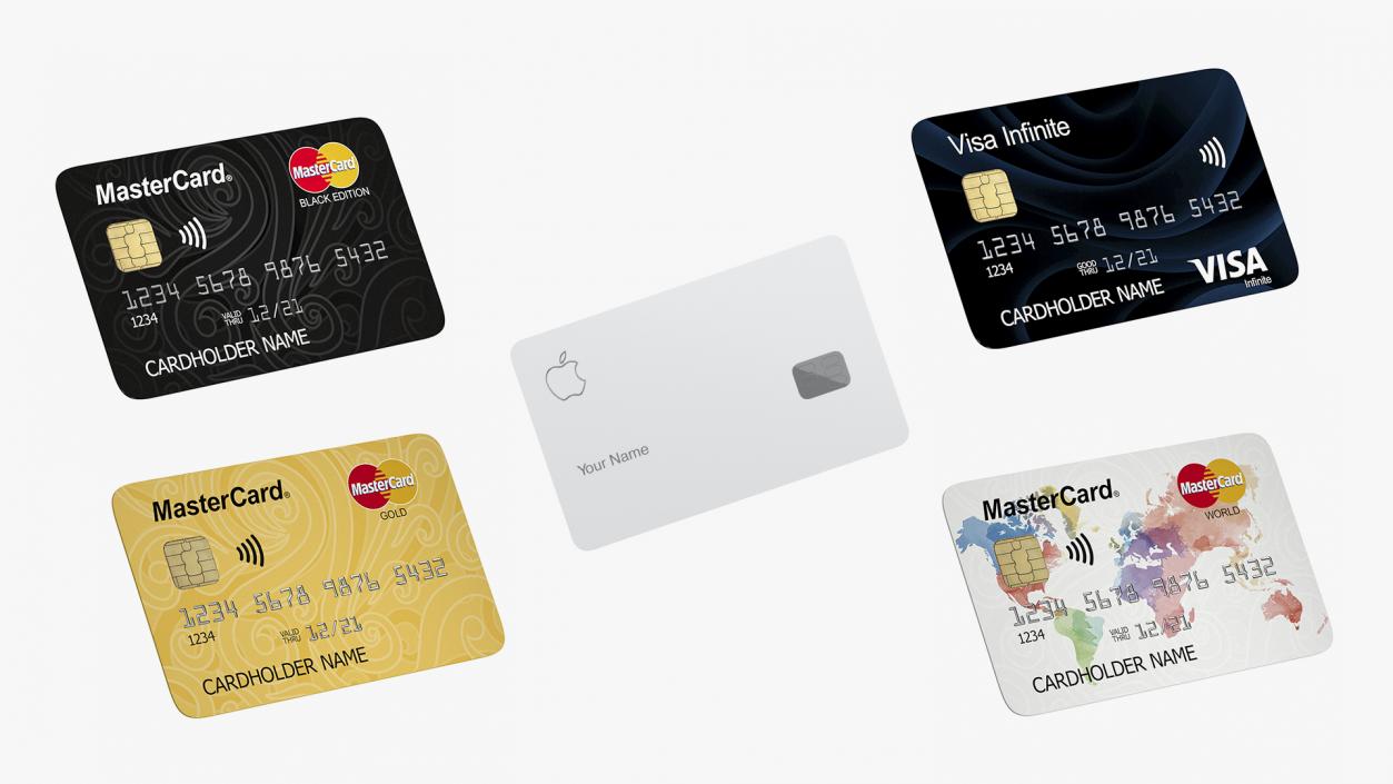 3D model Credit Cards Collection 3