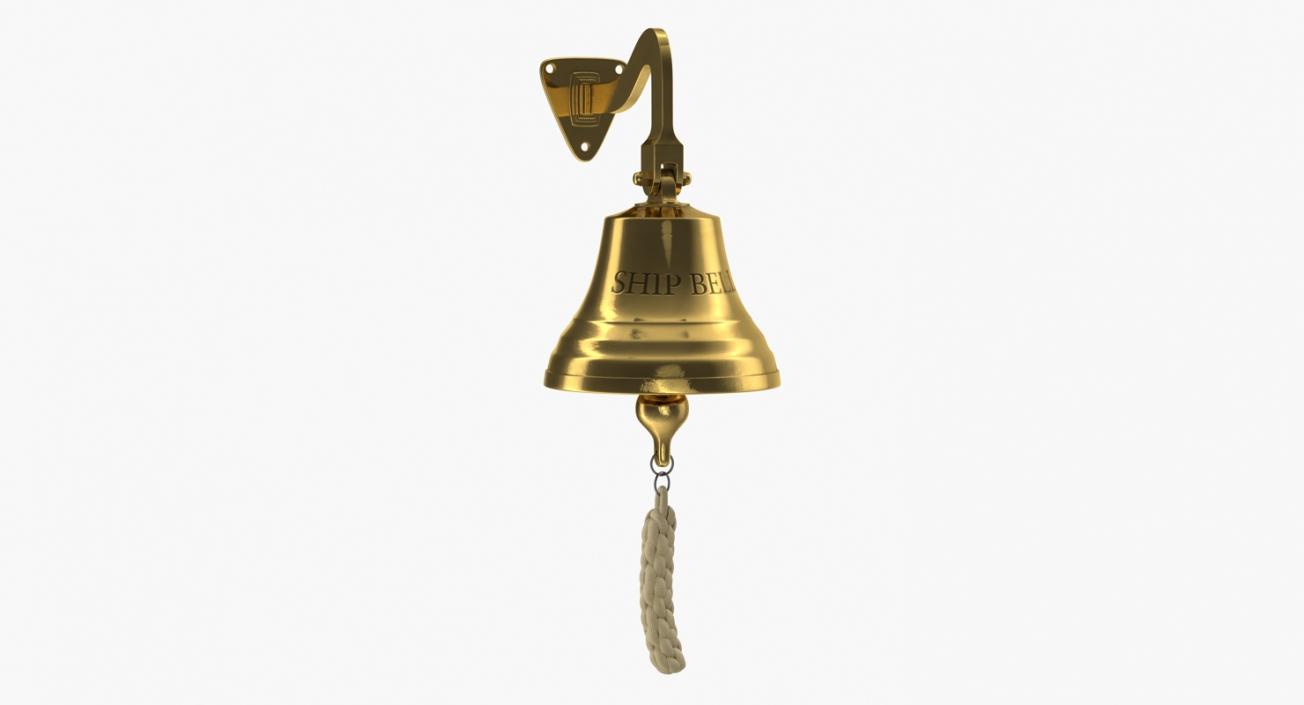 3D Bronze Ship Bell