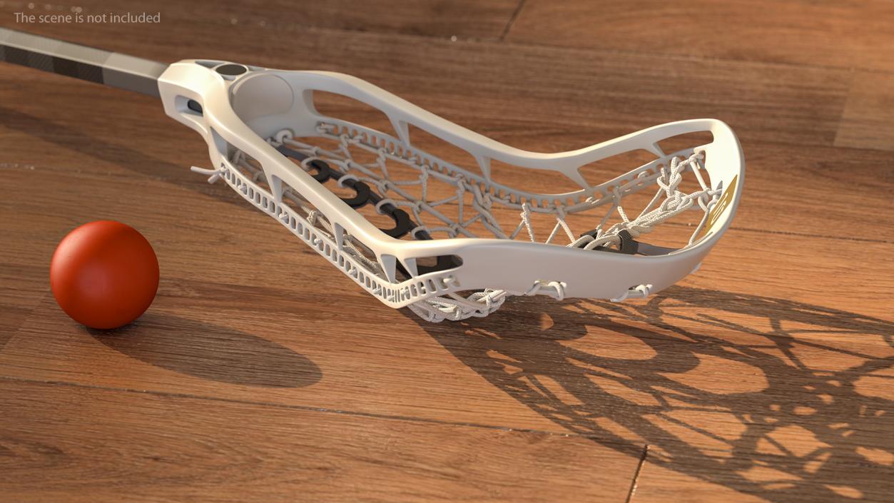 Lacrosse Stick Generic with Ball 3D