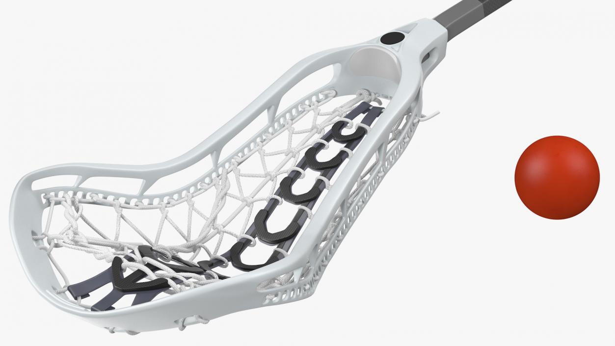 Lacrosse Stick Generic with Ball 3D