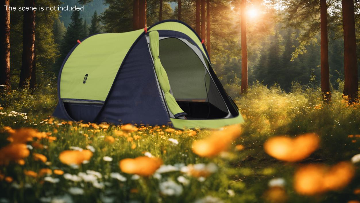 3D Opened Camping Tent Xiaomi