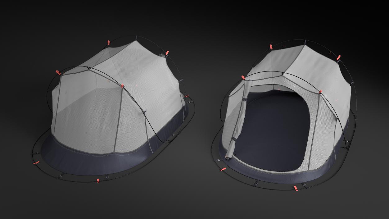 3D Opened Camping Tent Xiaomi