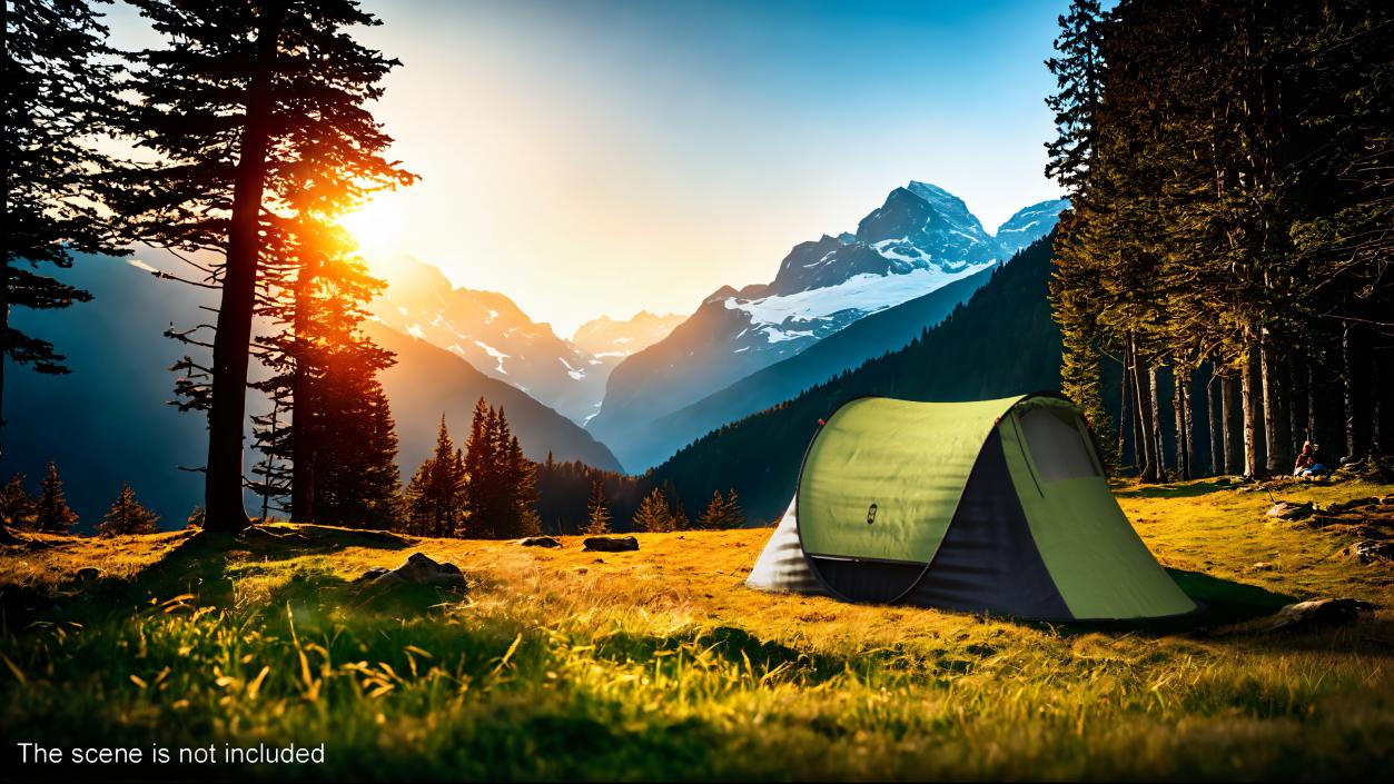 3D Opened Camping Tent Xiaomi