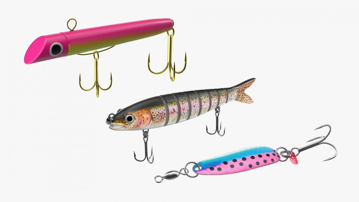 3D model Fishing Lure Collection 2