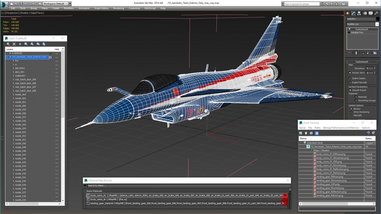 J10 Aerobatic Team Exterior Only 3D