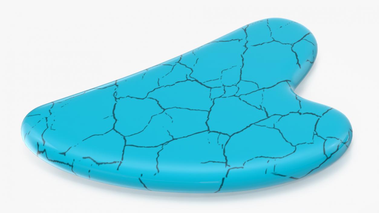 3D Gua Sha Tools Turquoise model