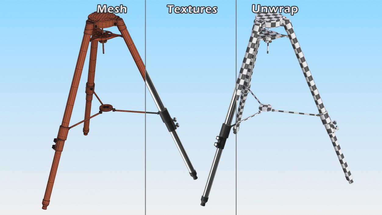 3D Tripod Stands Collection 2