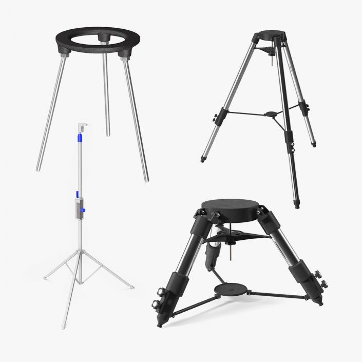 3D Tripod Stands Collection 2