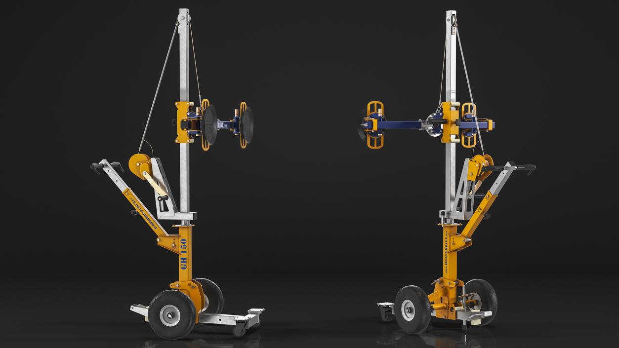 3D model Heavydrive Glass Transportation Device Rigged