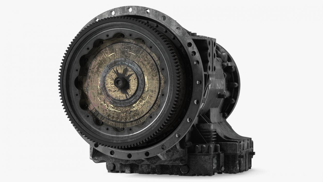 3D model Worn Transmission Allison 4000