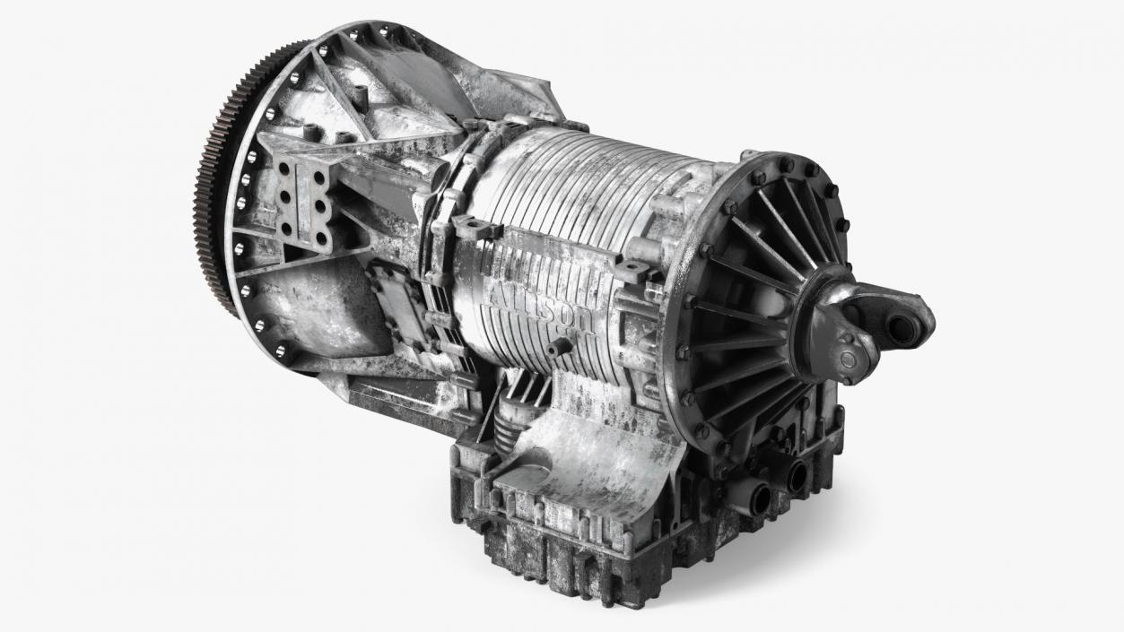 3D model Worn Transmission Allison 4000