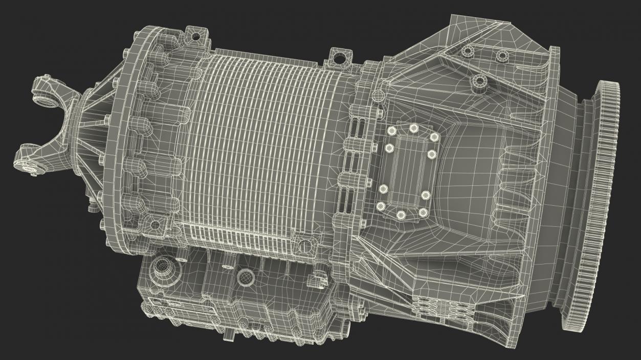 3D model Worn Transmission Allison 4000