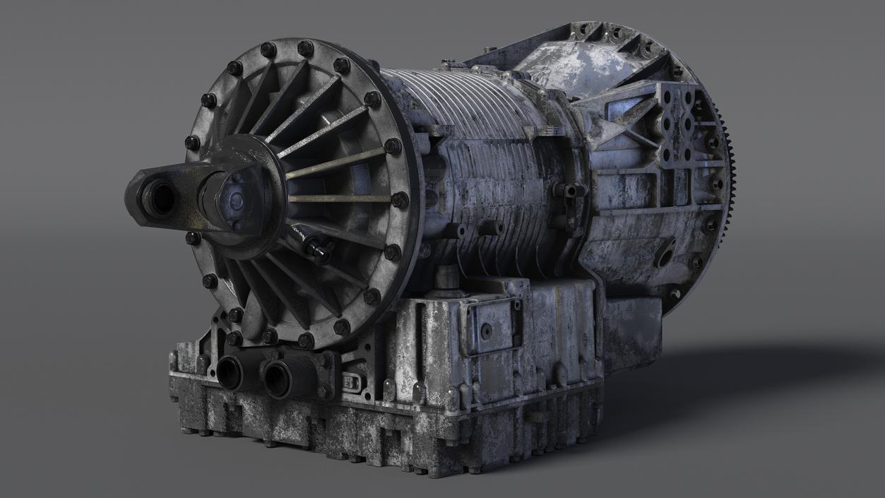 3D model Worn Transmission Allison 4000