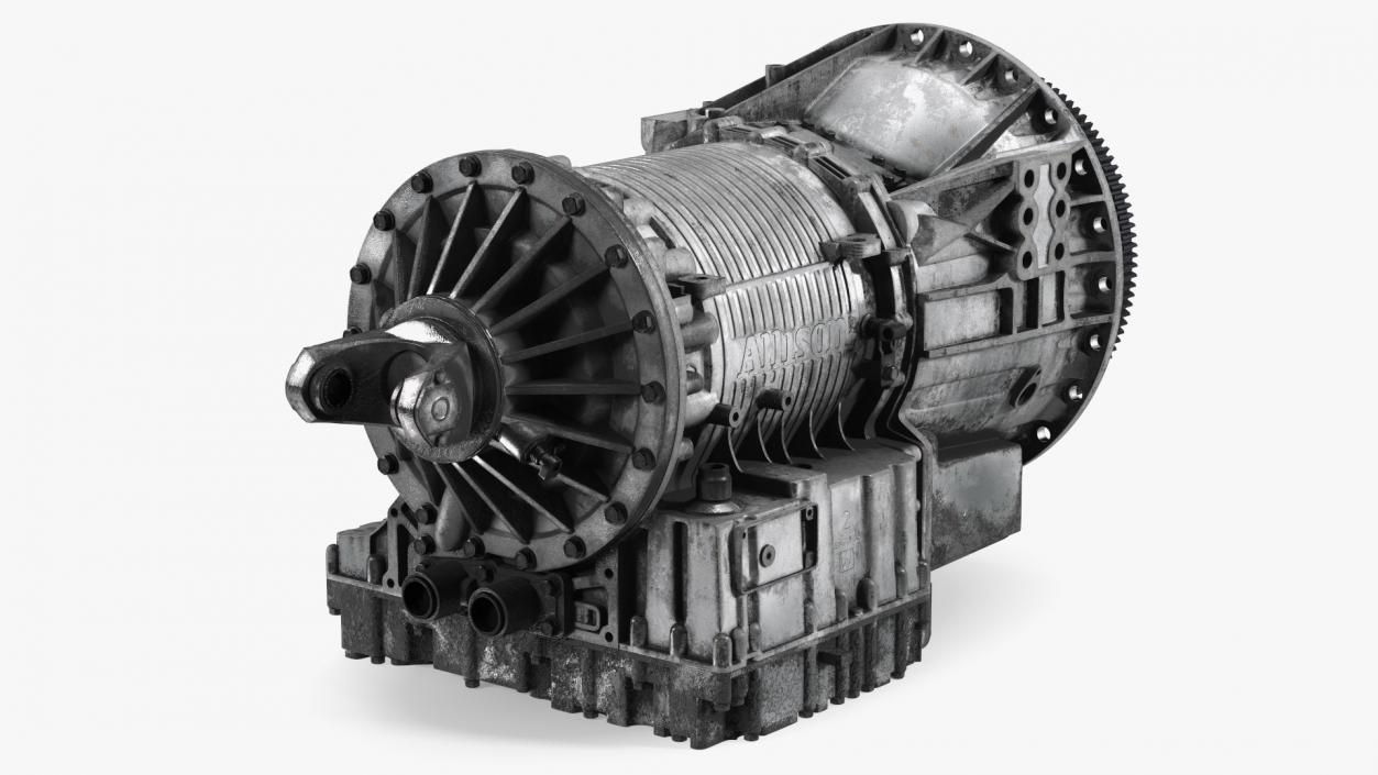 3D model Worn Transmission Allison 4000