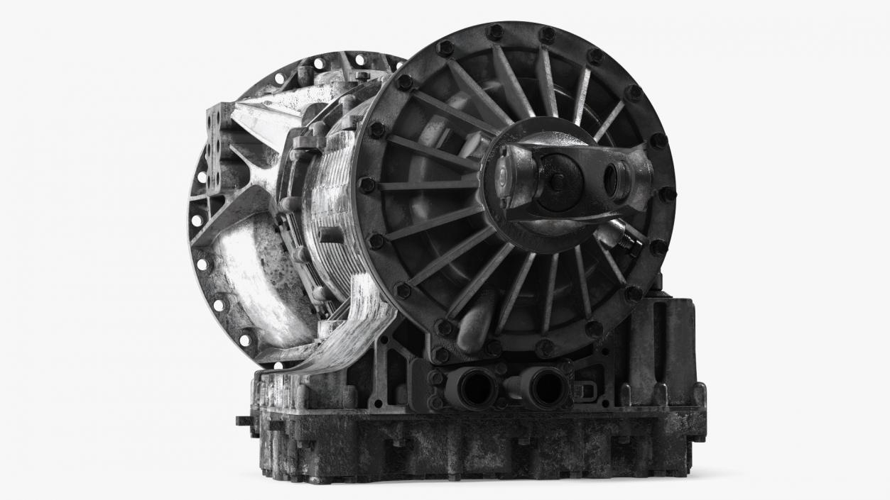 3D model Worn Transmission Allison 4000