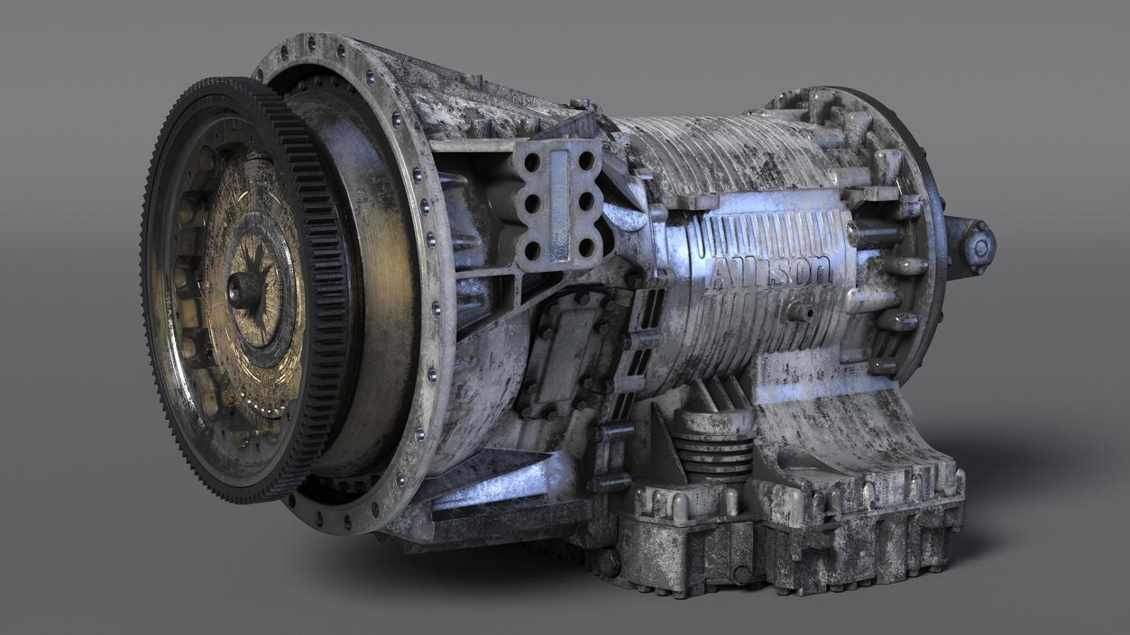 3D model Worn Transmission Allison 4000