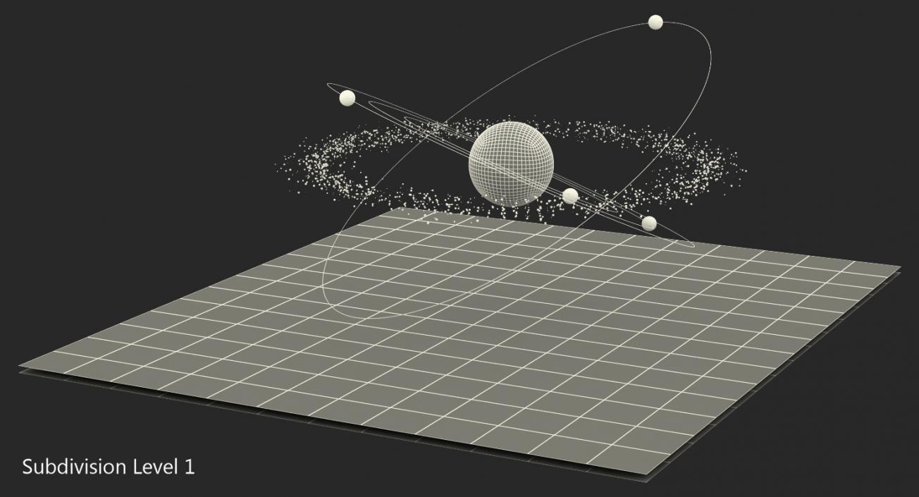 Asteroid Hologram 3D