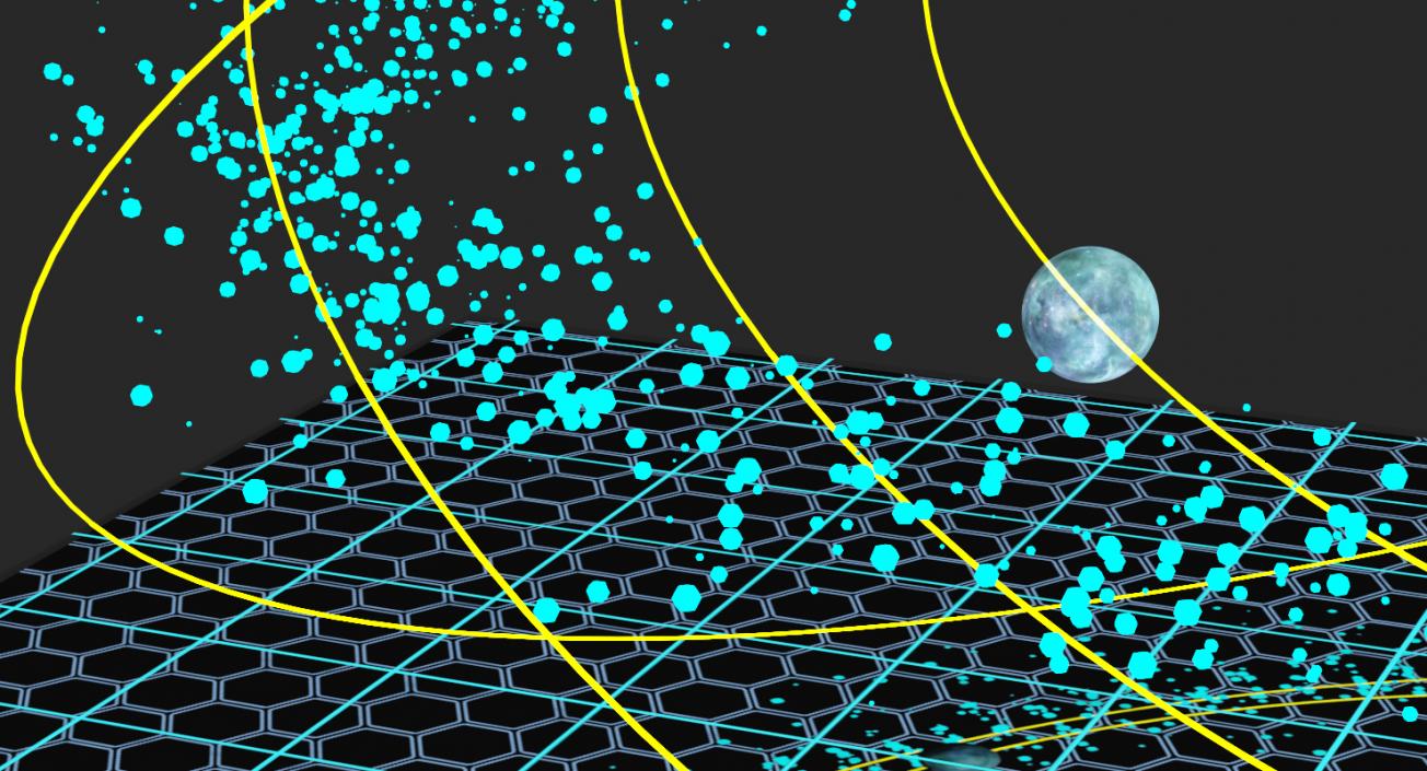 Asteroid Hologram 3D