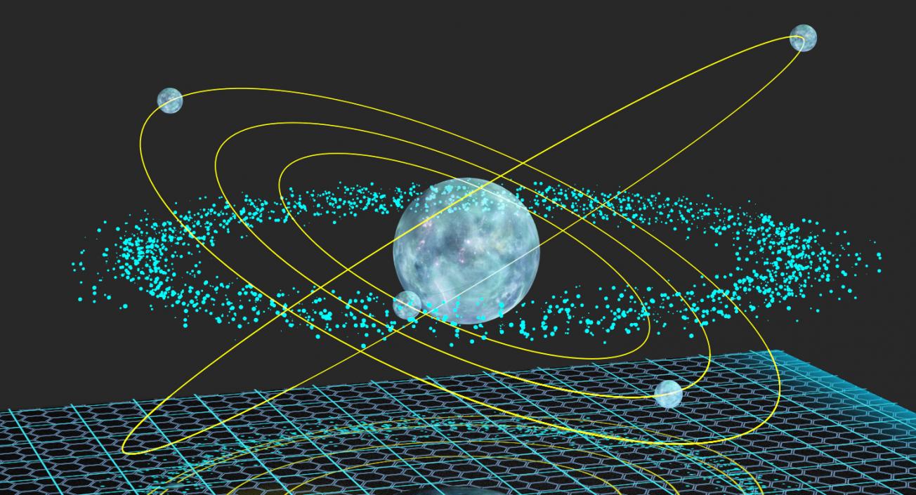 Asteroid Hologram 3D