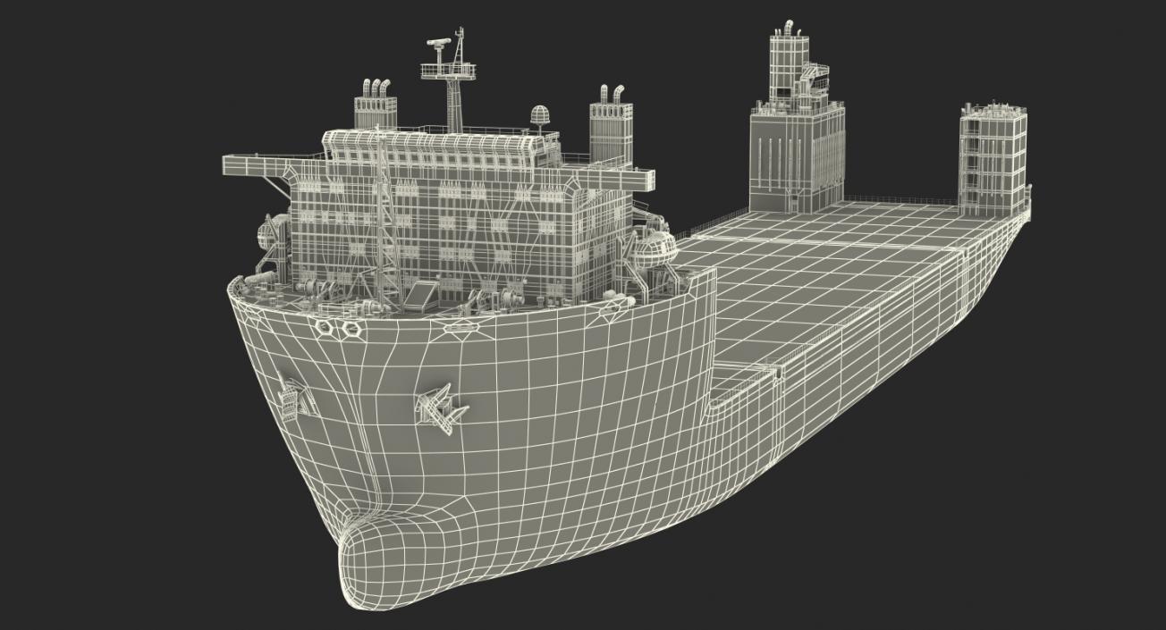 3D model Heavy Load Ship