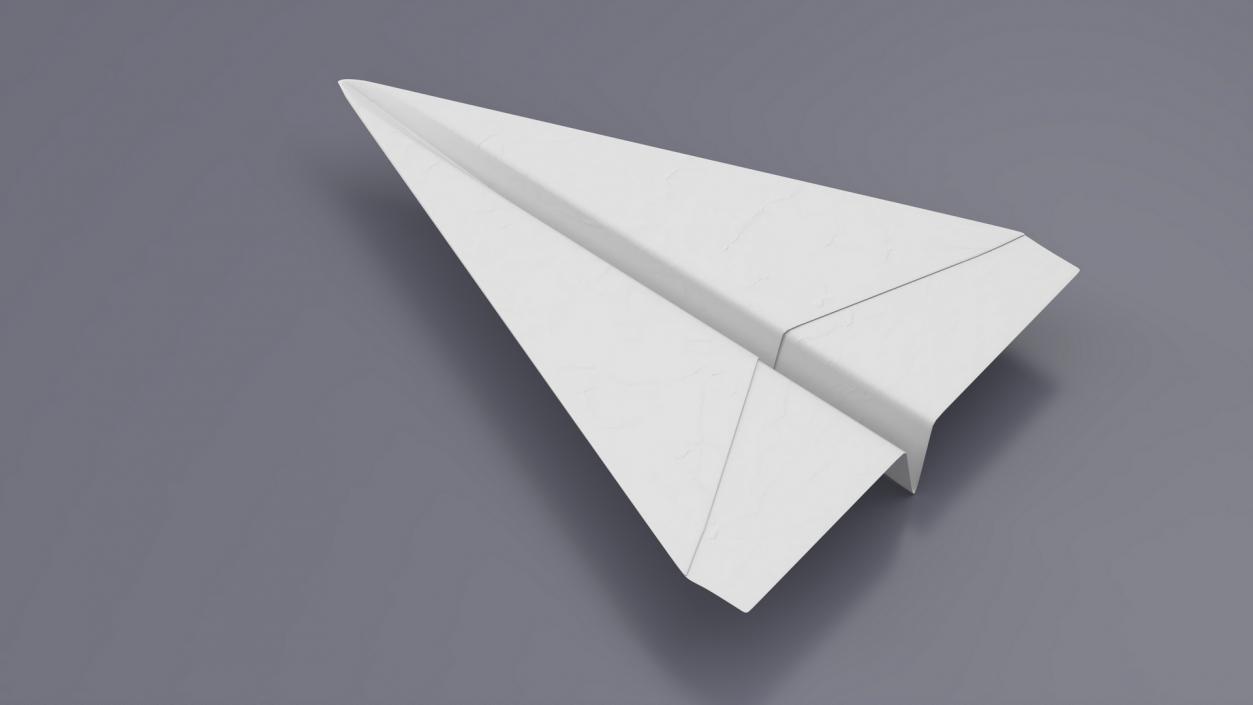 Realistic Paper Airplane 3D model