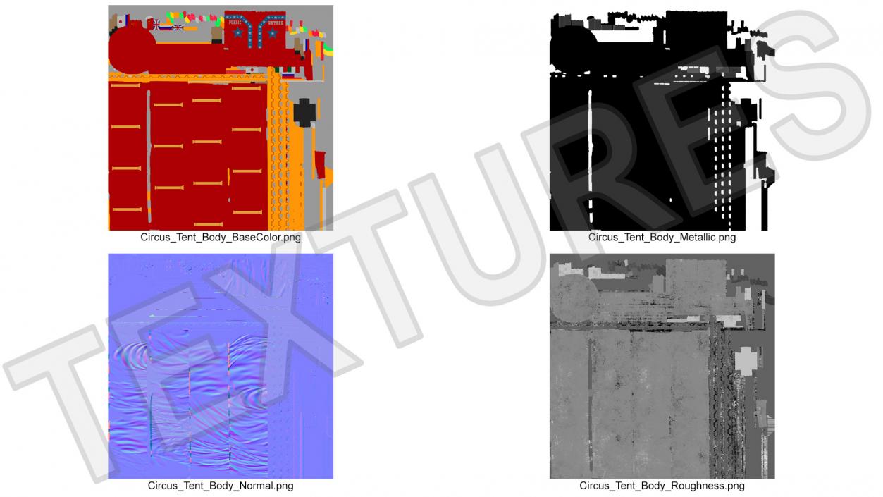 3D Event Truss Structure with International Flags and Bunting model