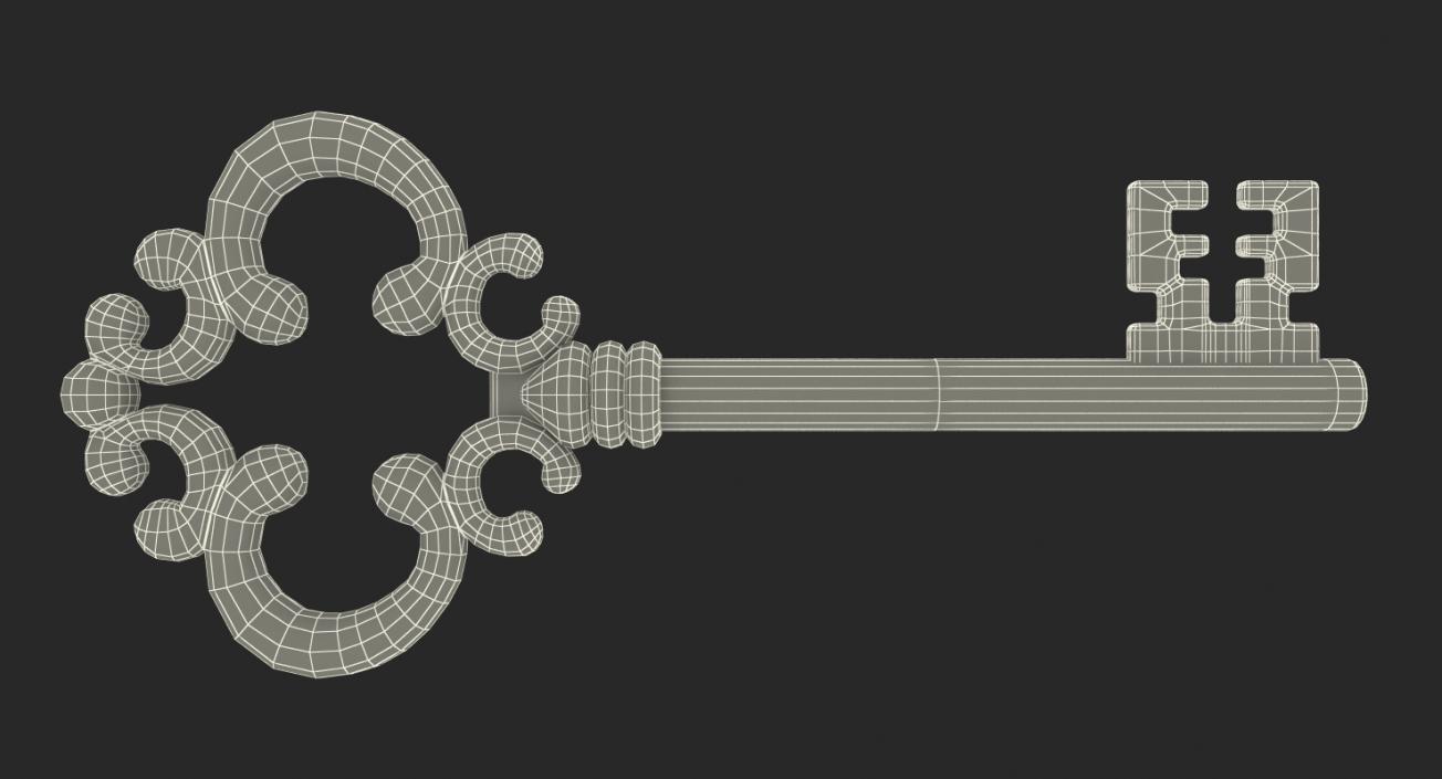 Old Key 3D model