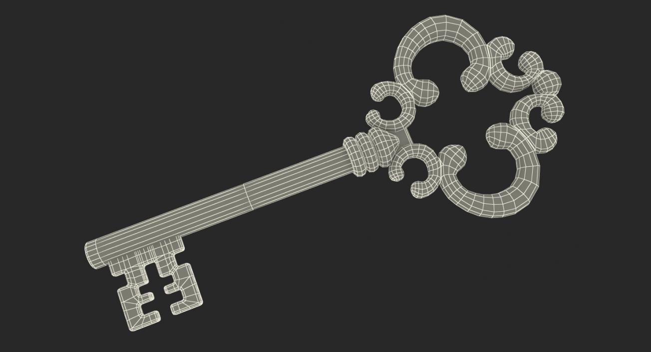 Old Key 3D model