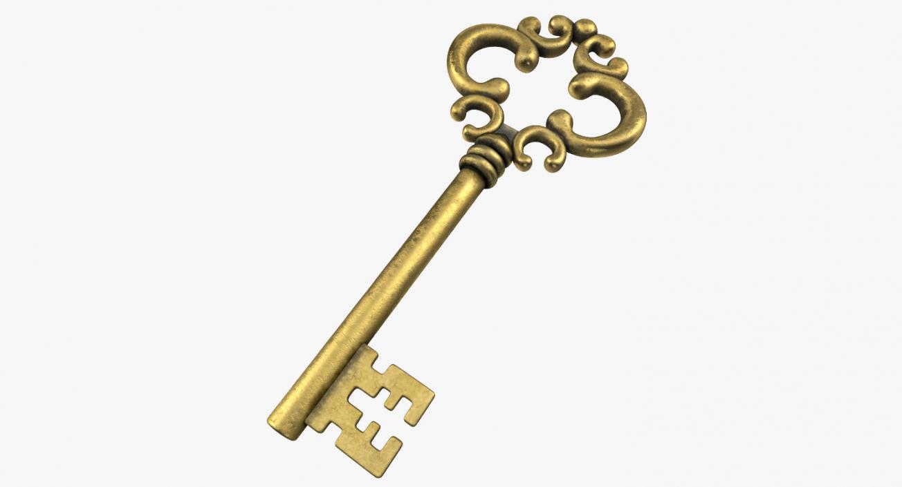 Old Key 3D model