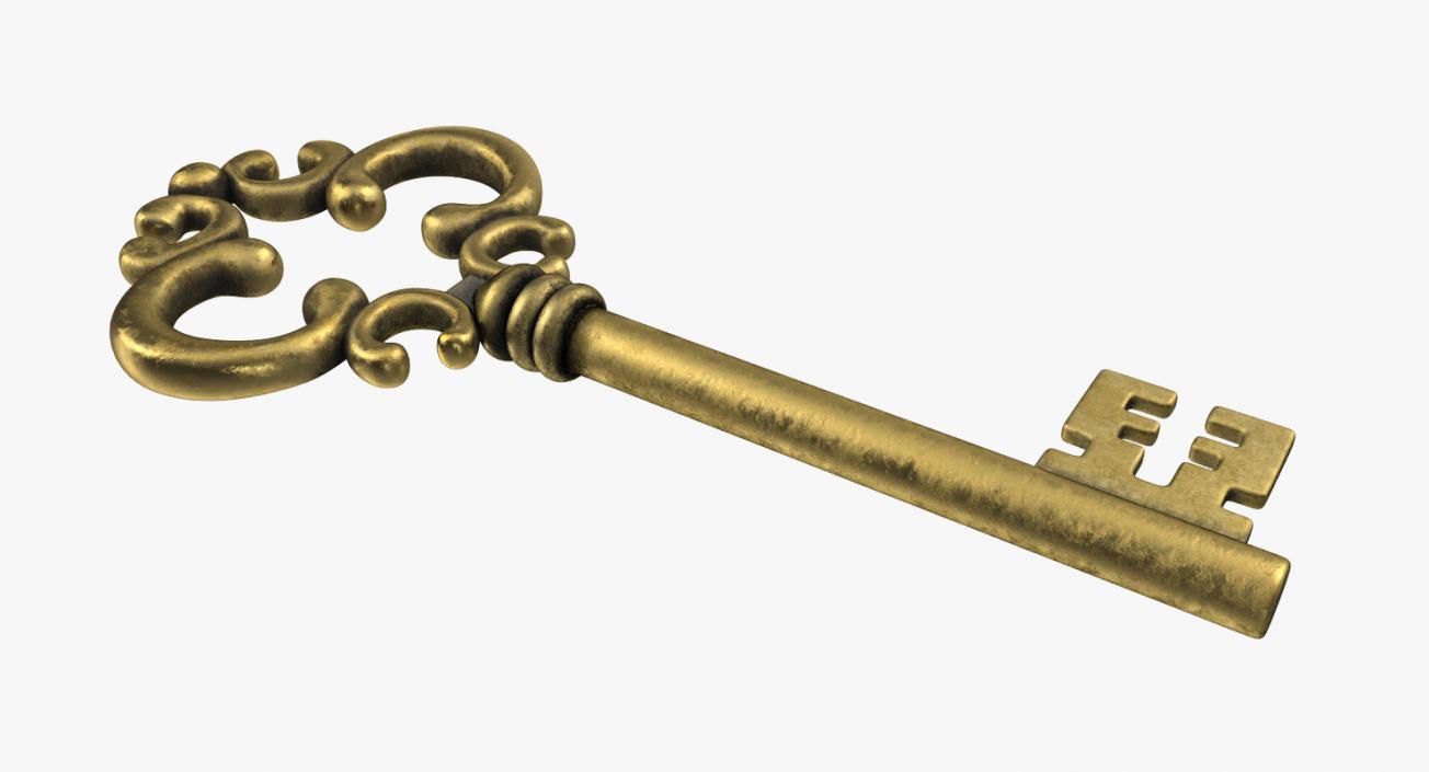 Old Key 3D model