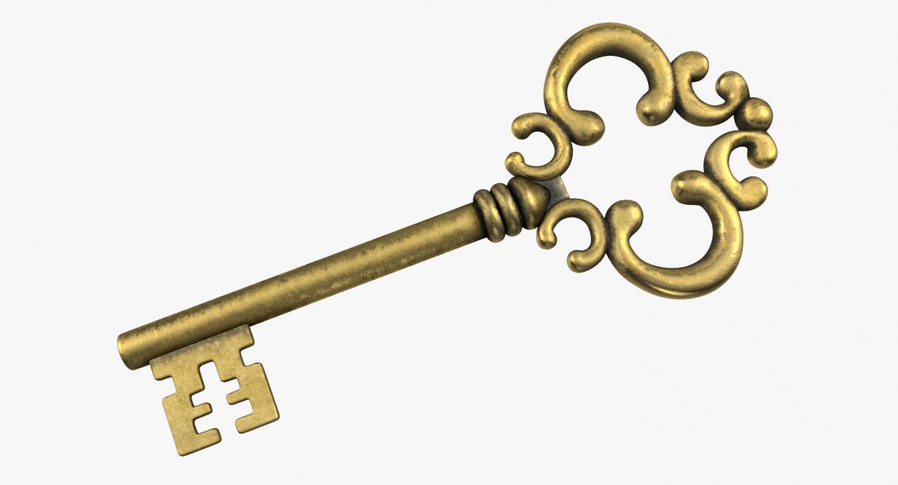 Old Key 3D model