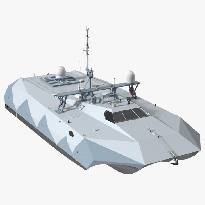 3D M80 Stiletto Stealth Naval Ship