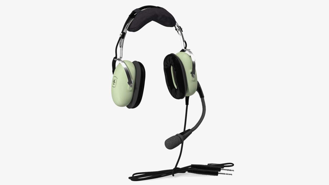 3D David Clark Aviation Headset Hanging