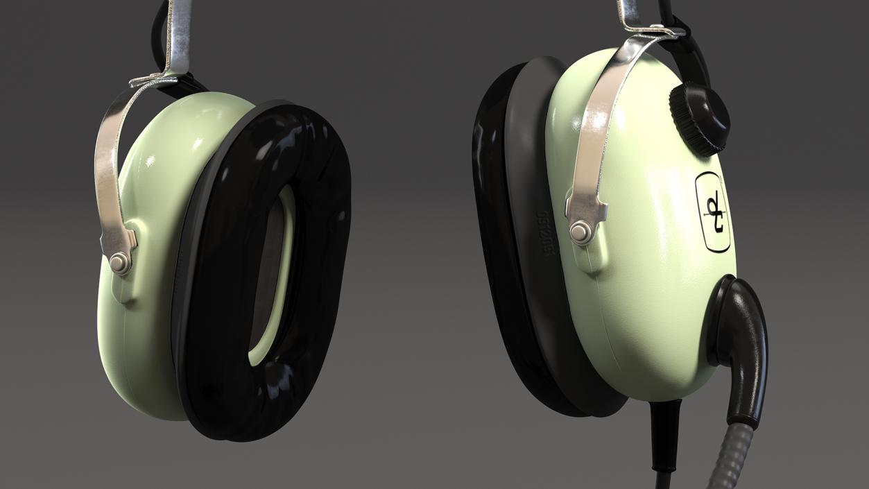 3D David Clark Aviation Headset Hanging