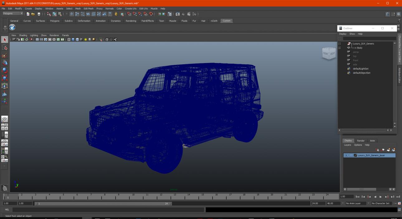 3D Luxury SUV Generic model