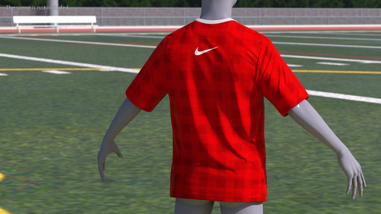 3D Soccer Team Jersey model