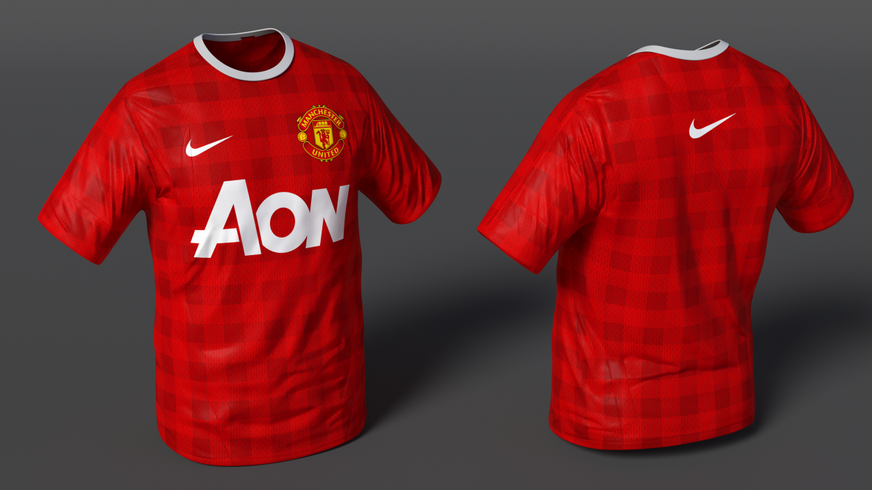 3D Soccer Team Jersey model