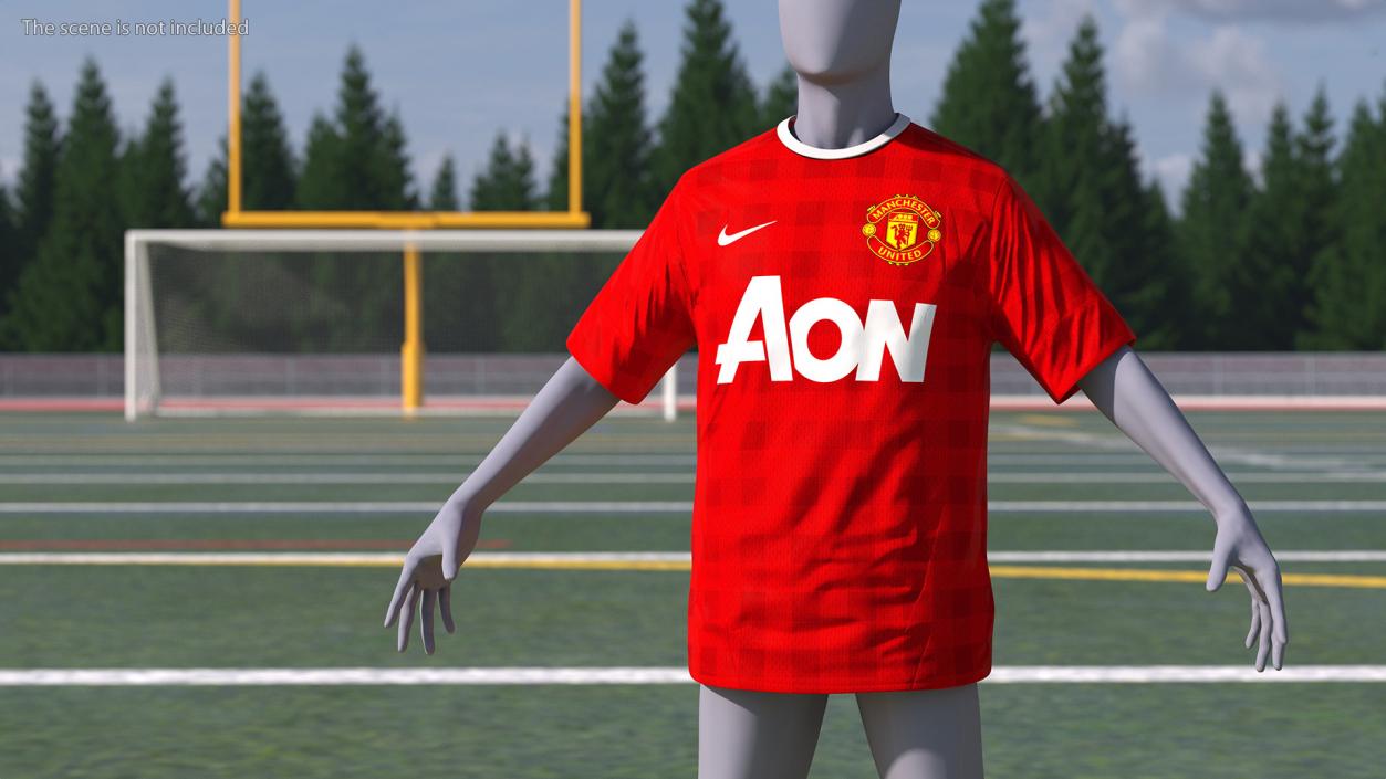 3D Soccer Team Jersey model