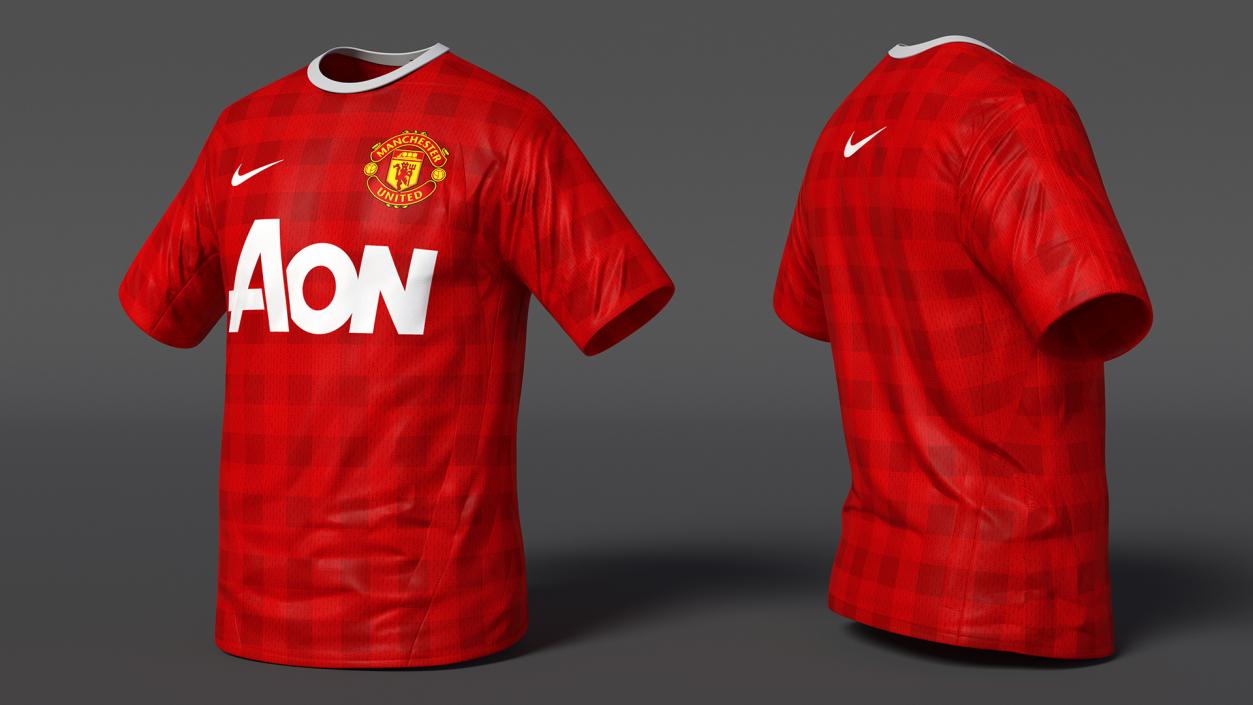 3D Soccer Team Jersey model