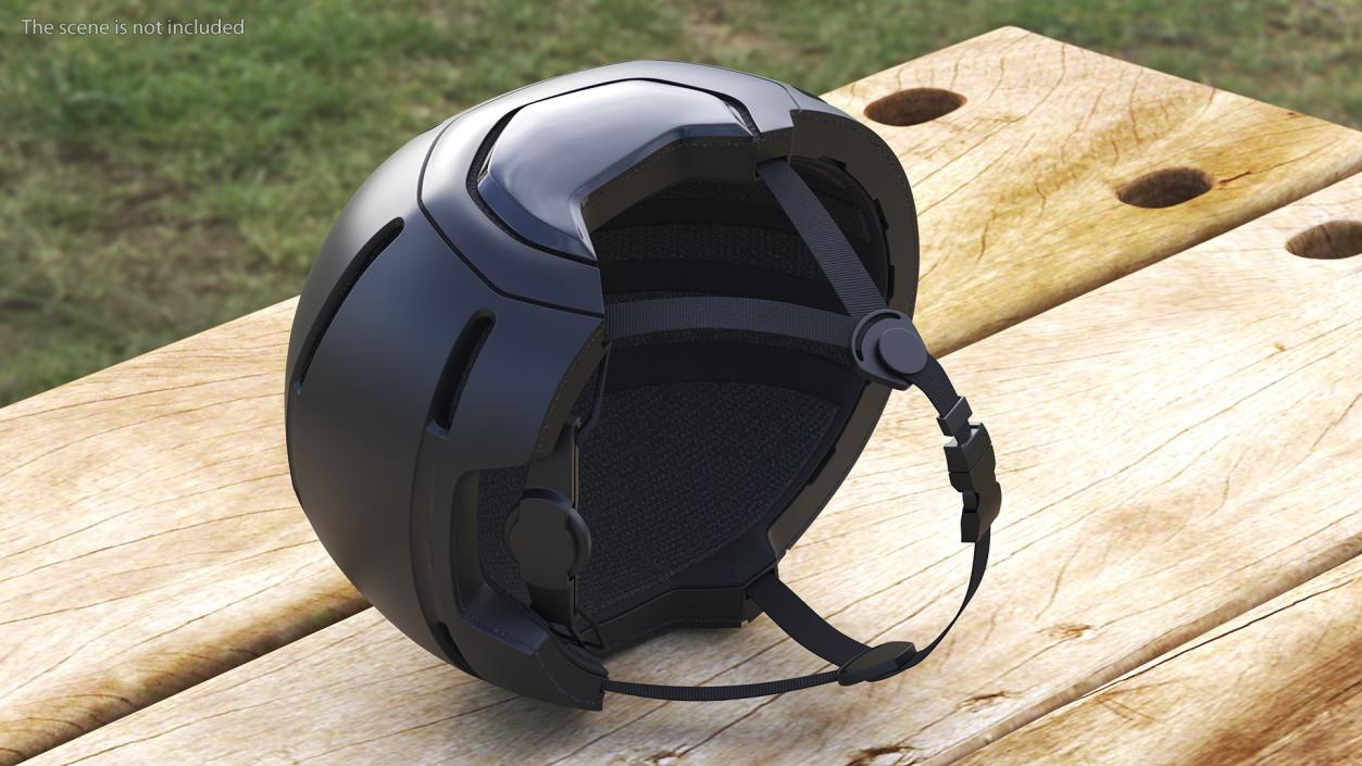 3D model Helmet Black Generic