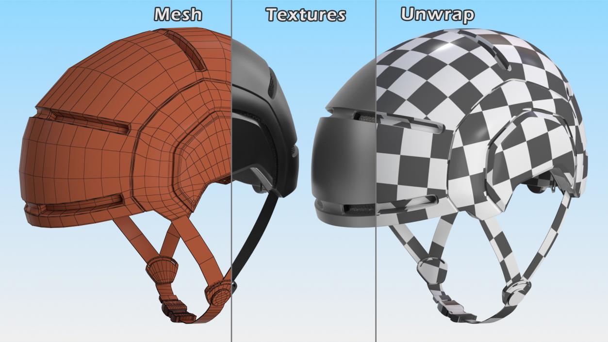 3D model Helmet Black Generic