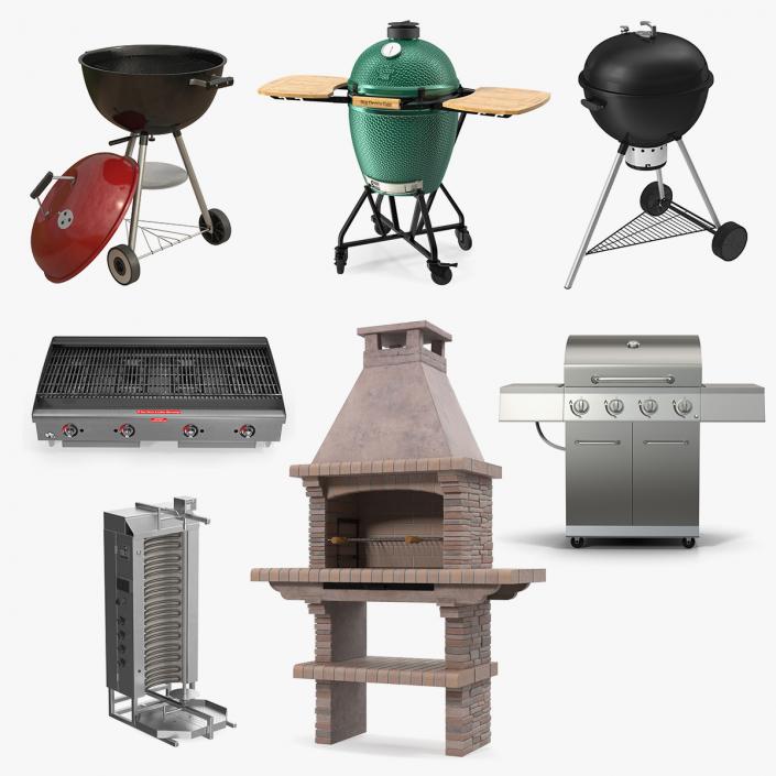 Grills Collection 6 3D model