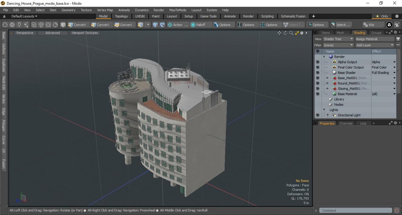 3D model Dancing House Prague