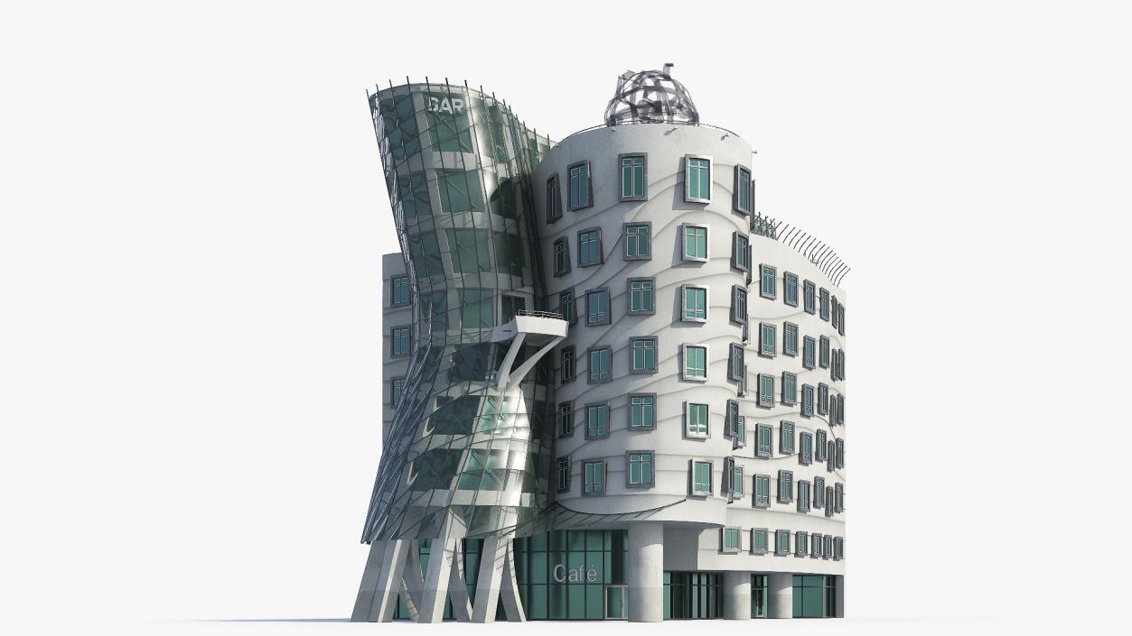 3D model Dancing House Prague