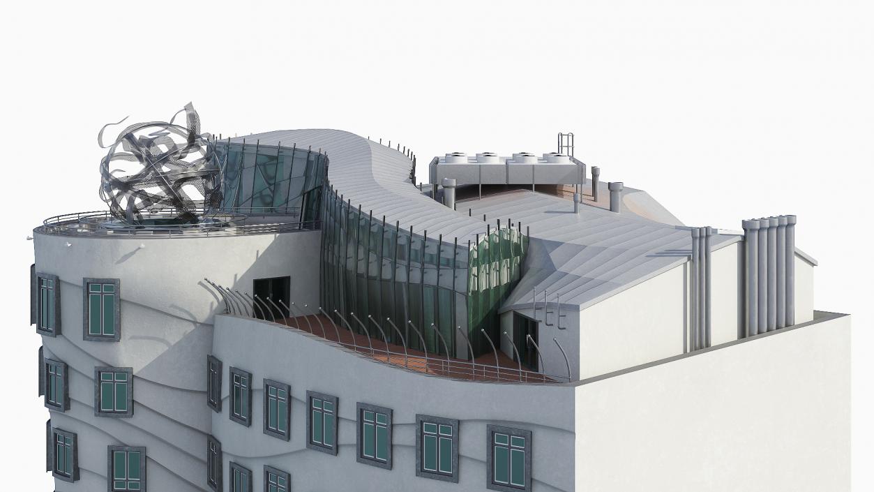 3D model Dancing House Prague