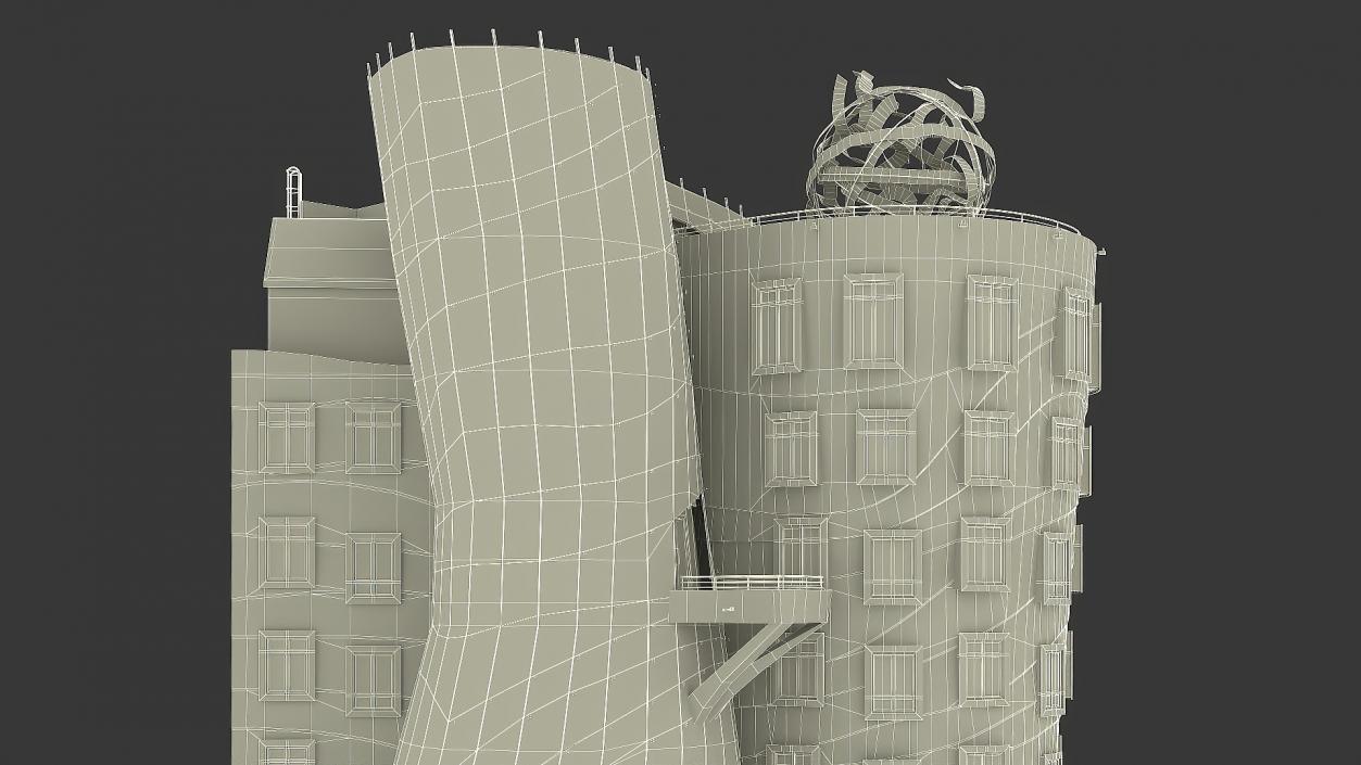 3D model Dancing House Prague