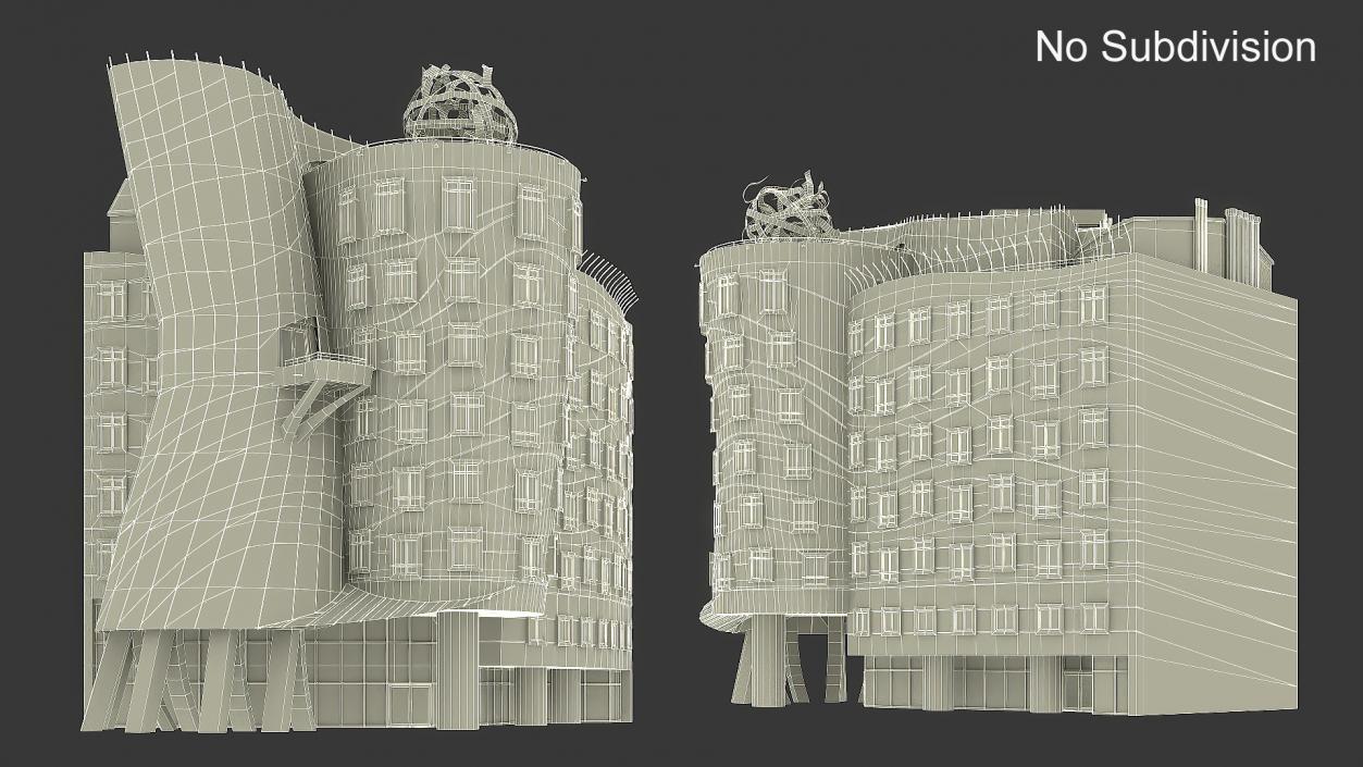 3D model Dancing House Prague