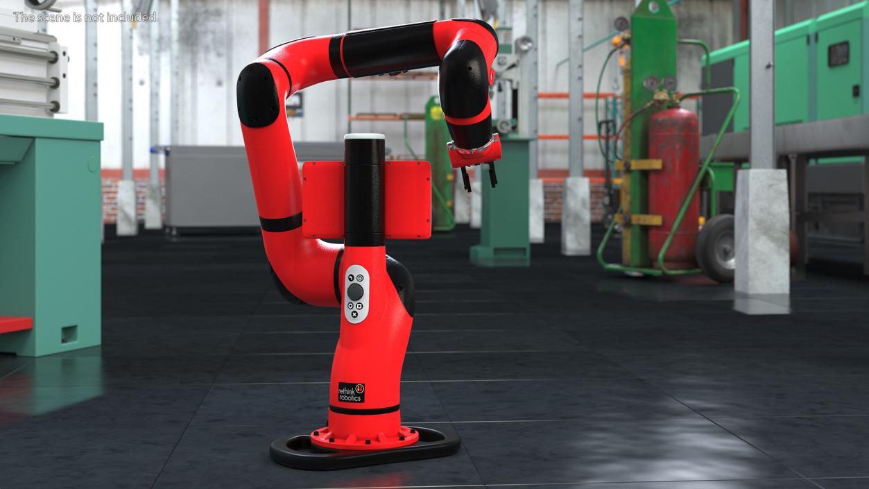 3D model Sawyer Black Edition Collaborative Robot